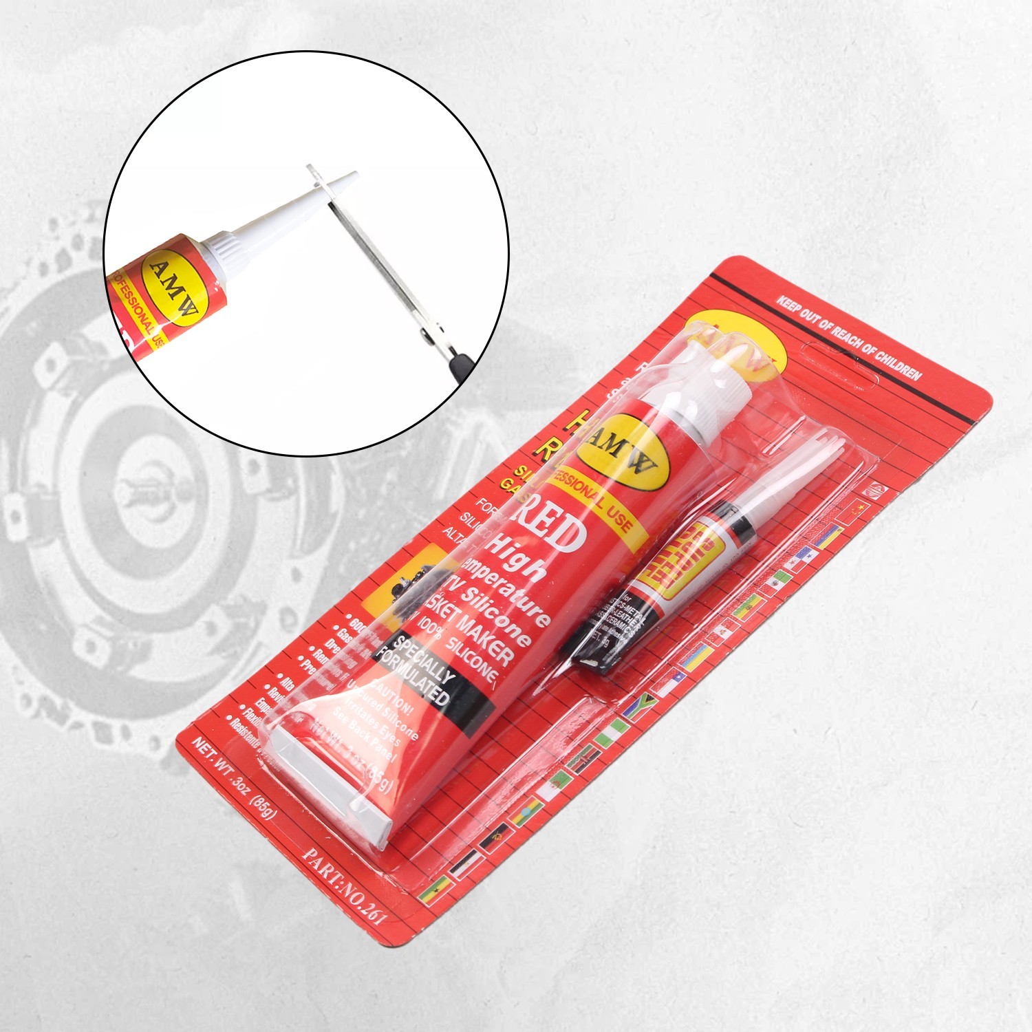 36pcs RTV Silicone Gasket Maker High-Temp Instant Sealant 3.0 oz. for auto boat