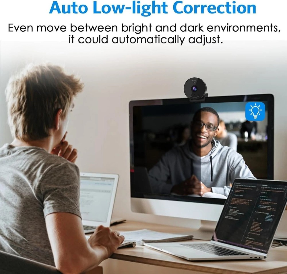 High-Definition C950 Webcam with Built-In Microphone & Auto Light Correction