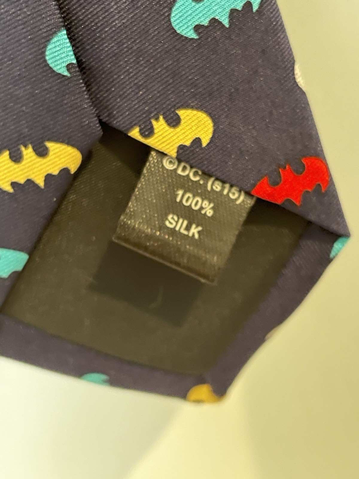 Lot (3) Boy’s 100% Silk Ties DC Batman, DC Superman, Talbots Tie Zipper Pre-tied