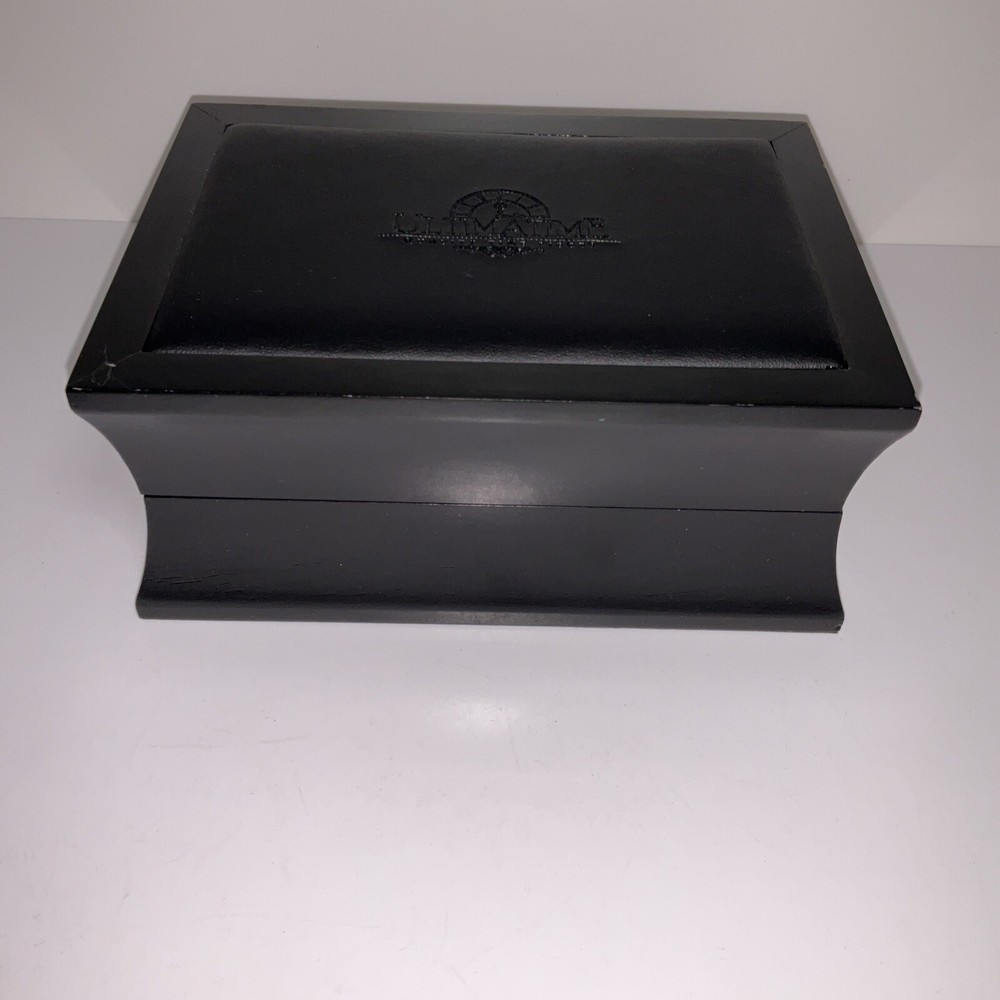 Rare ULTIMATIME Watch Box (Empty) Black Presentation Box Only!