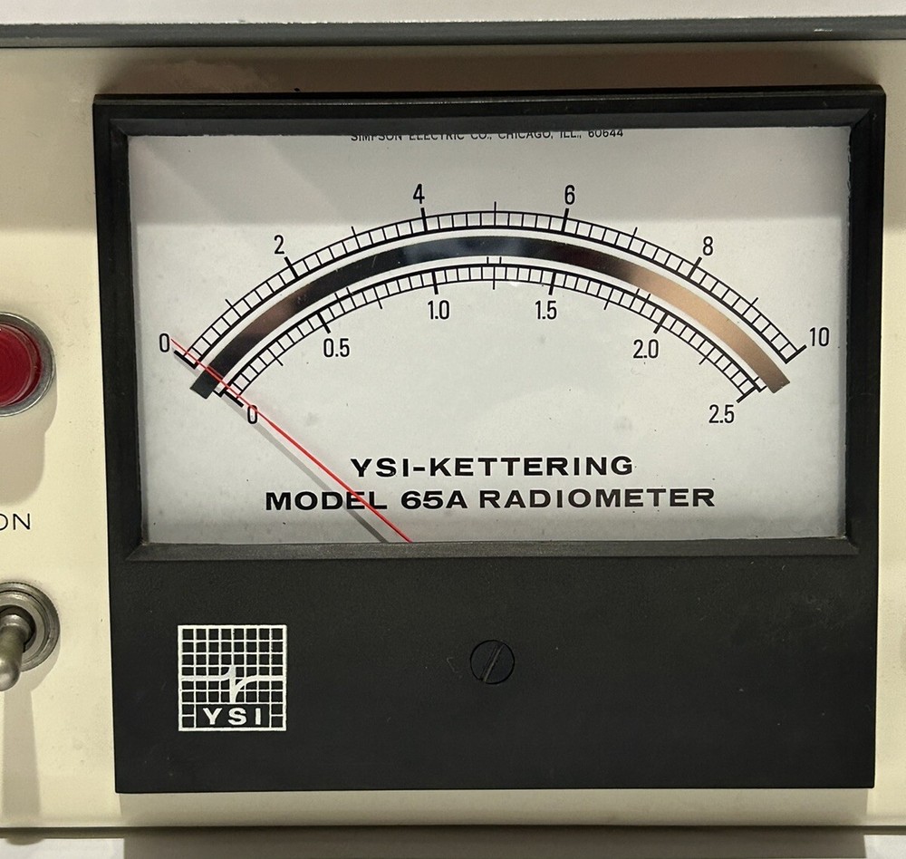 YSI Kettering Radiometer 65A Sensor Yellow Springs Instrument Powers On