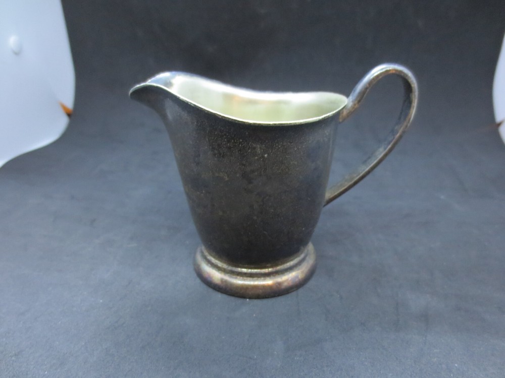 Vintage 3" Silver Creamer - Victor S. Co.