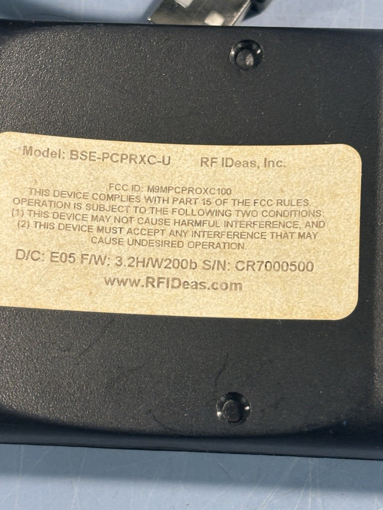 PcProx Plus RFID Card Reader RF IDeas pcProx Model#BSE-PCPRXC-U