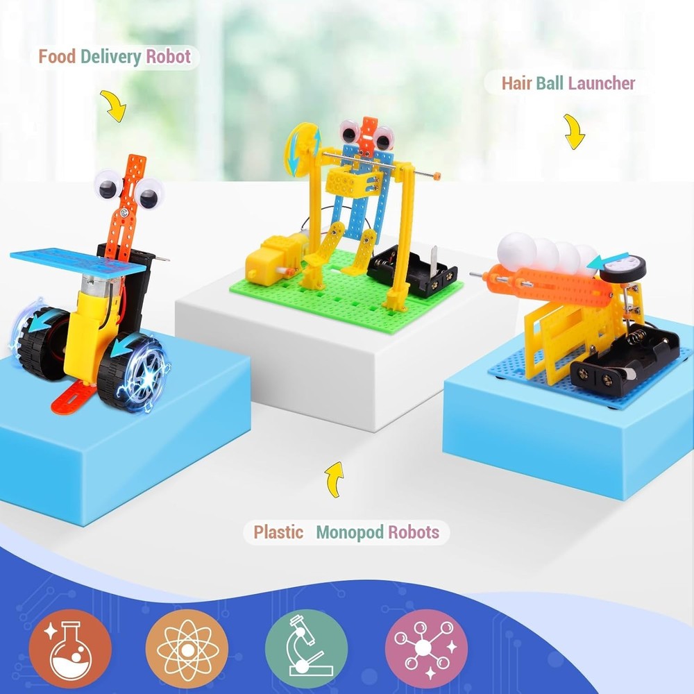 STEM Robotics Science Kit for Kids Age 8-12, Educational Science Experiments Pro