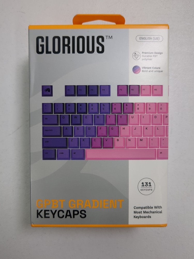 Glorious - GPBT Gradient Universal Keycap Set Compatible with Most 100% 85% 80%
