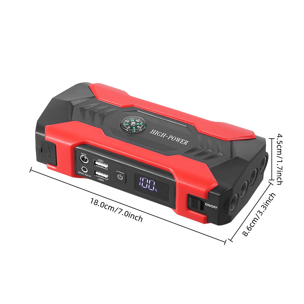 Emergency Starting Power Supply 3500A Peak Current Instant Engine Start Reliable