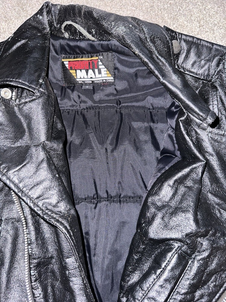 Vintage 80’s Rolling Thunder Leather Motorcycle Jacket