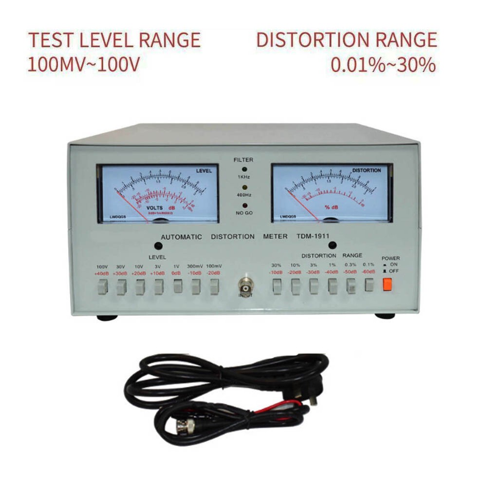 Distortion Tester TDM-1911 Automatic Distortion Meter Audio Distortion Meter