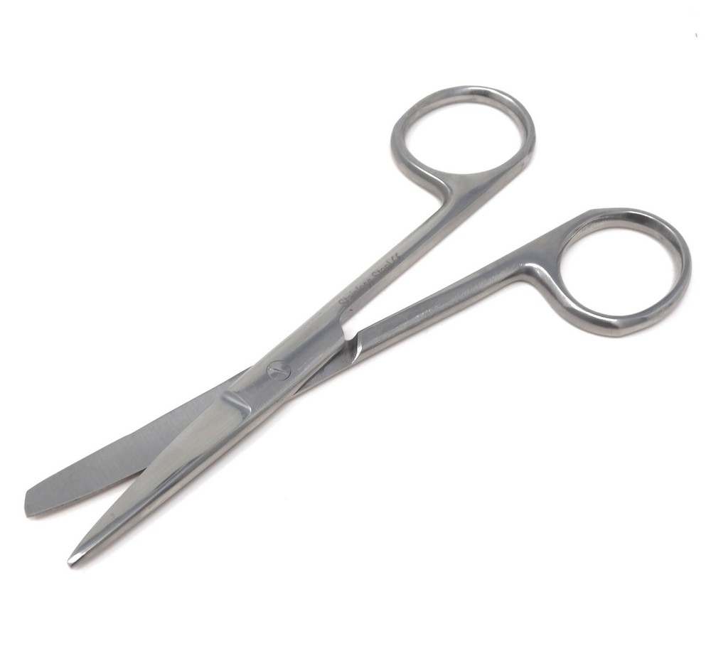 1 Operating Dissecting Scissors 4.5" Straight SHARP BLUNT Tip Surgical Tool