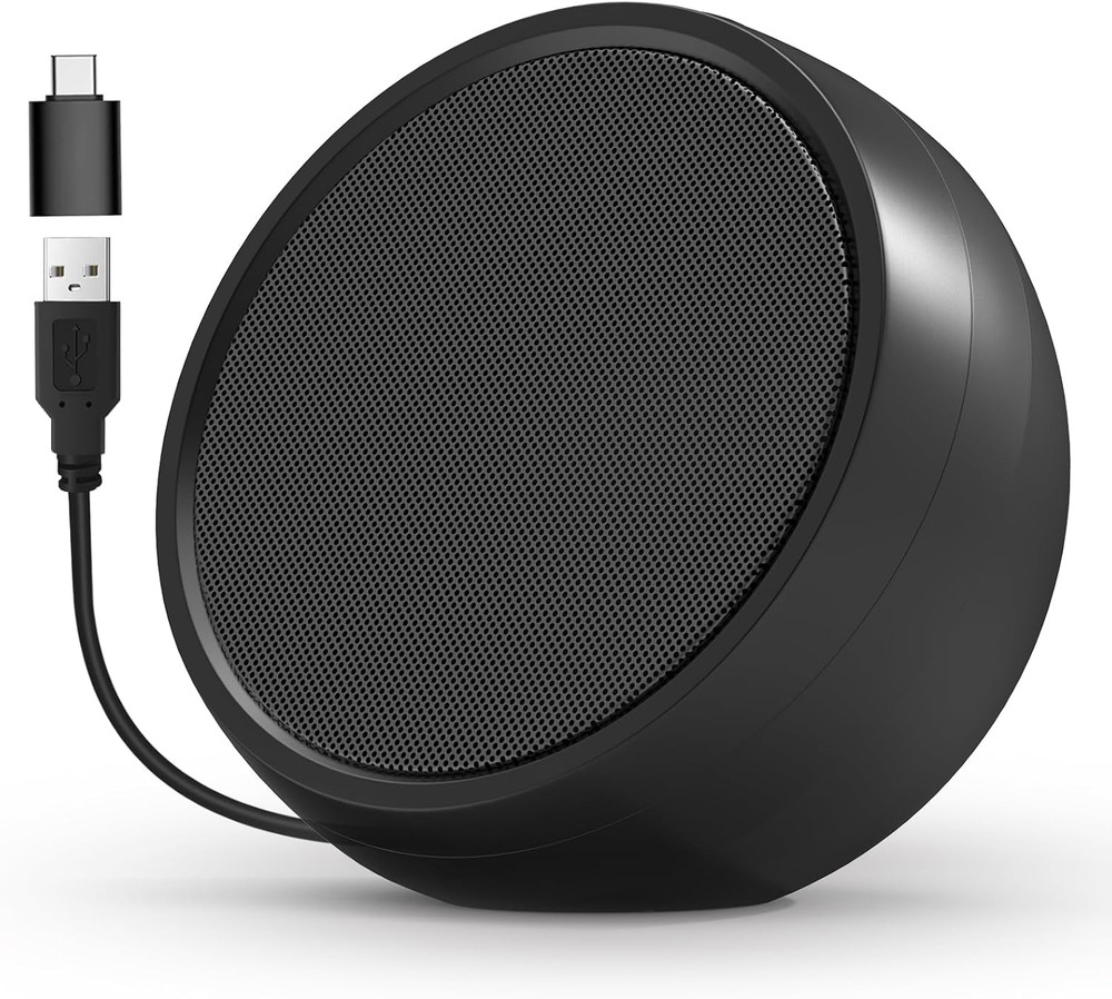 USB Computer Speaker for Laptop, External Speakers for Desktop Computer with Cry