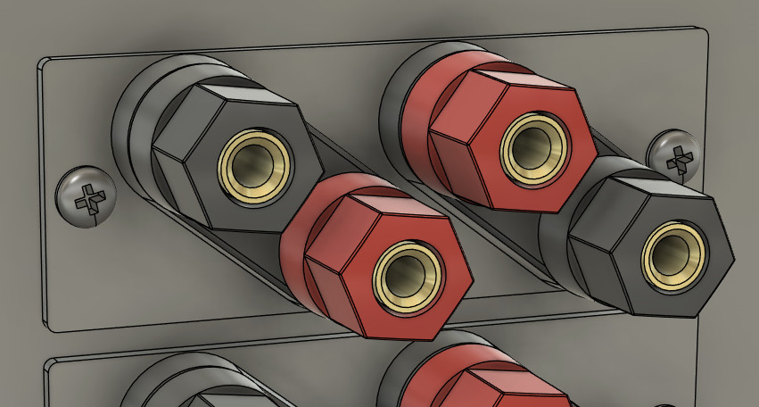 Sansui 7010 speaker terminal upgrade kit