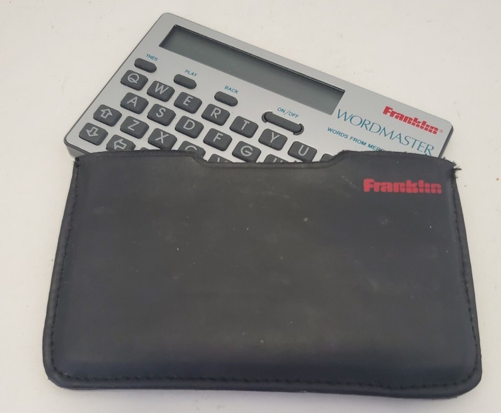 Franklin WORDMASTER WM-1015 Electronic Dictionary Working with Case