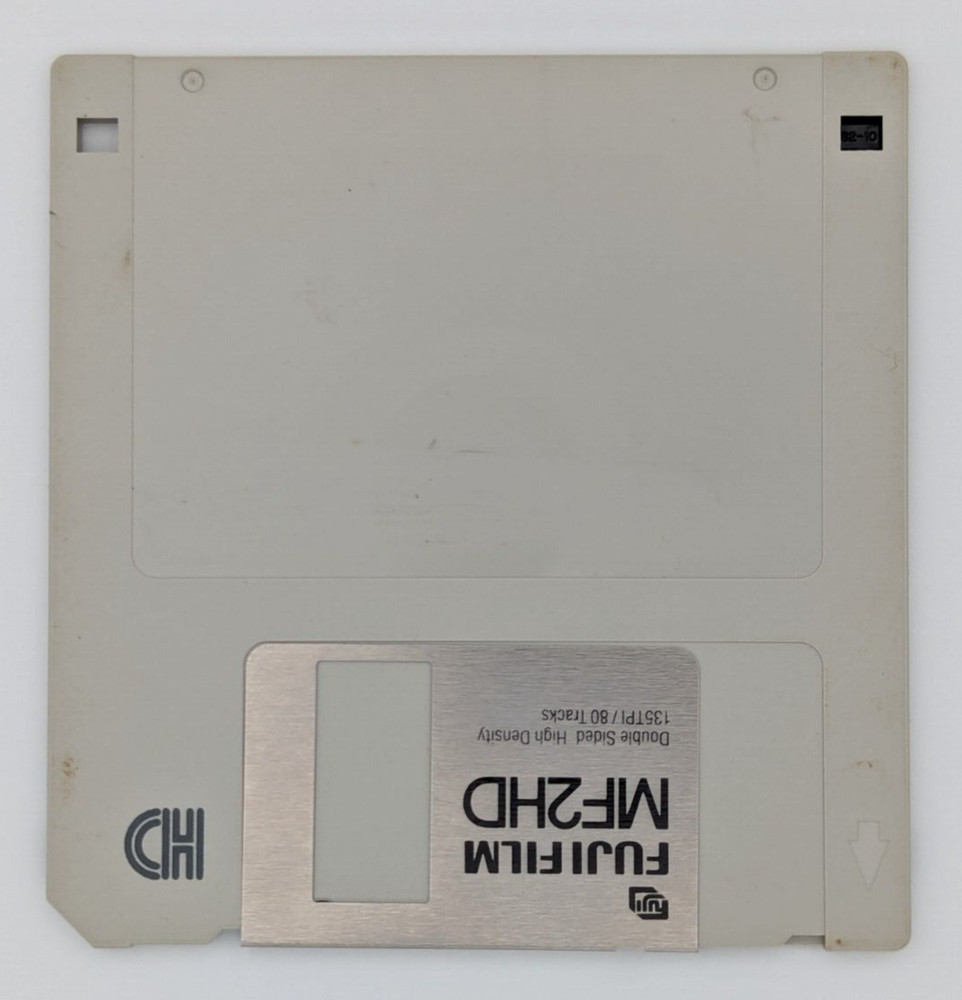 23 Pack 3.5" Floppy Disks with Holder