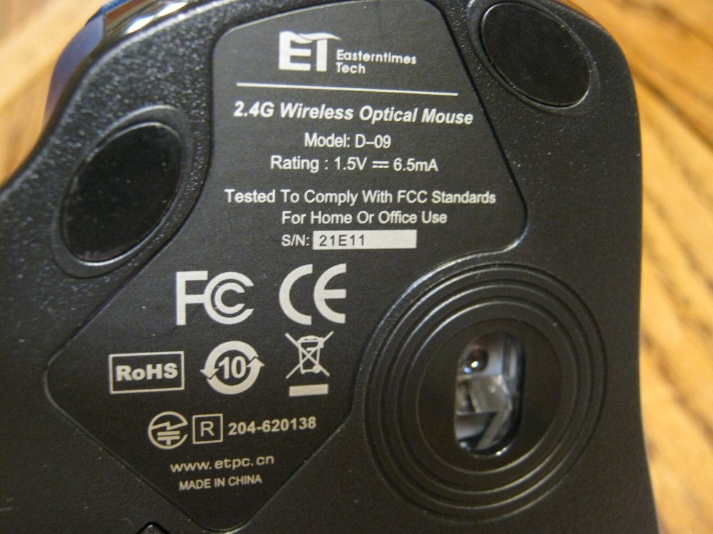 Poleyn 2.4G Wireless Optical Mouse Computer Mouse for Windows Mac PC Notebook