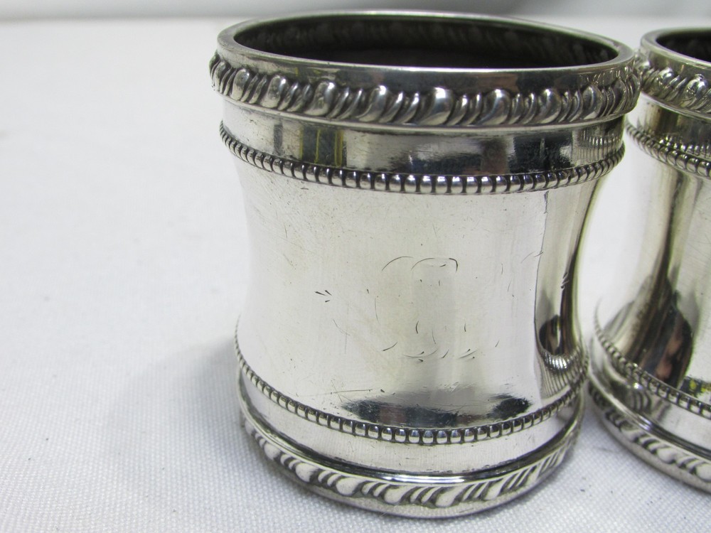 GORHAM STERLING SILVER NAPKIN HOLDRS 64GRAMS B490