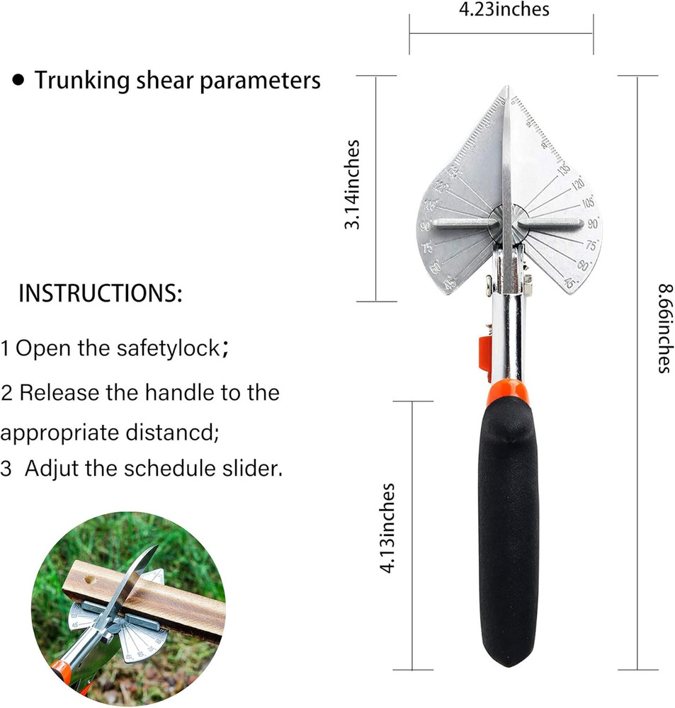 SK5 Steel Angle Shears Replacement Blade, Multifunctional Angle Scissors, 3pc...