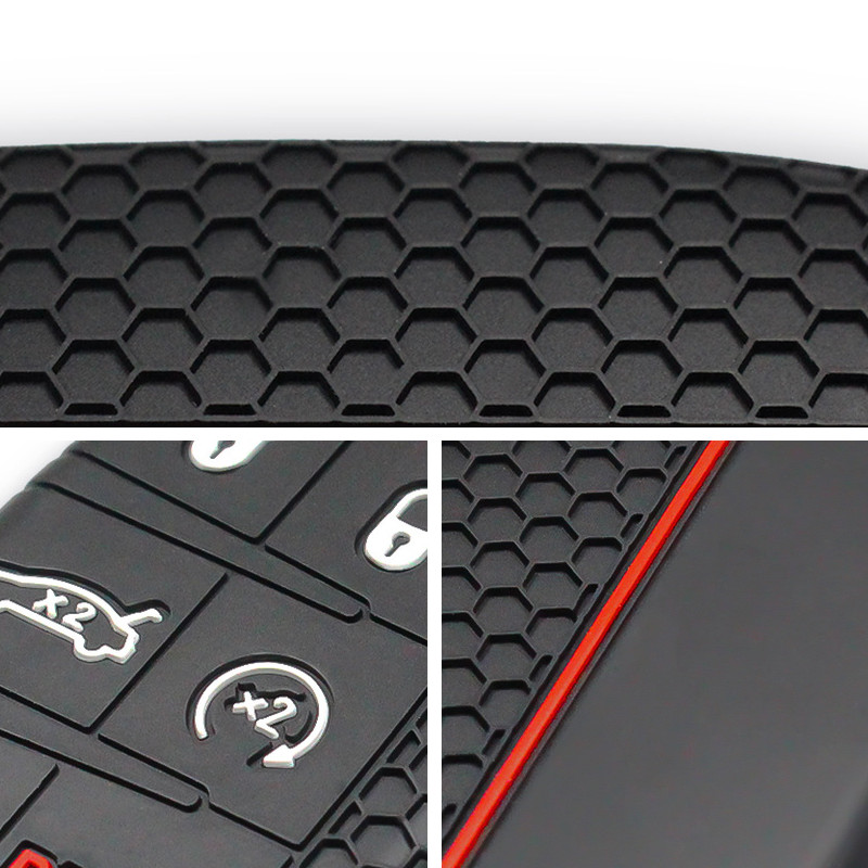 Silicone Key Cover for Jeep Grand Cherokee Renegade Dodge Challenger Durango NEW