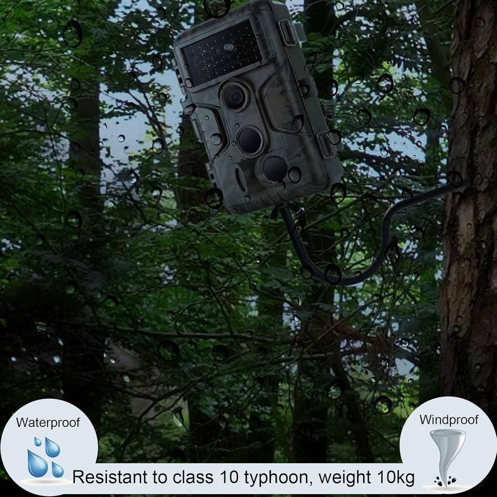 Trail Camera Mount for Tree, 360° Adjustable Wildlife Camera Mount with 1/4 inc