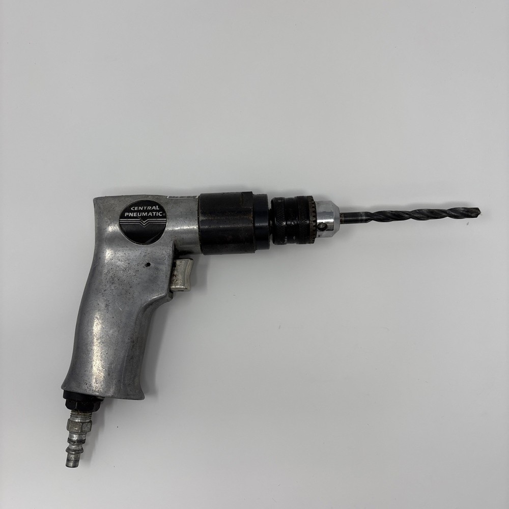Central Pneumatic 3/8 Inch Reversible Drill Model 35229 Working (G)