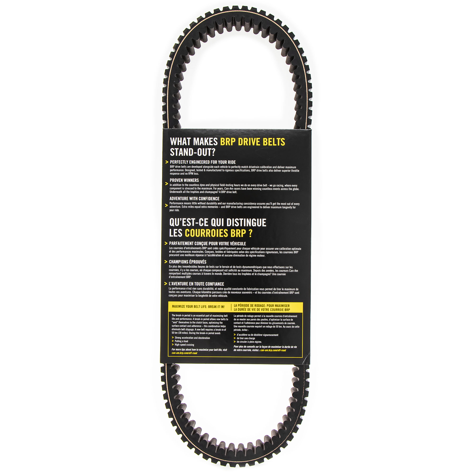 BRP 422280656 Can-Am Drive Belt Defender Max HD8 HD10 Maverick Trail Sport