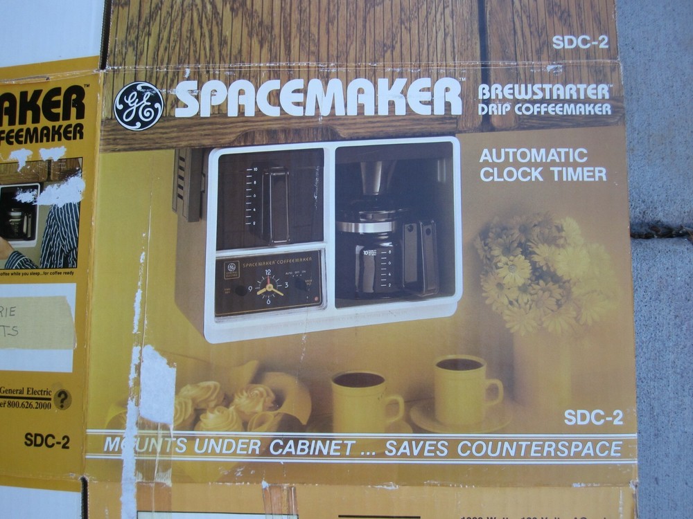 RARE Black & Decker Spacemaker SDC2A Drip Coffee Maker REPLACEMENT EMPTY BOX