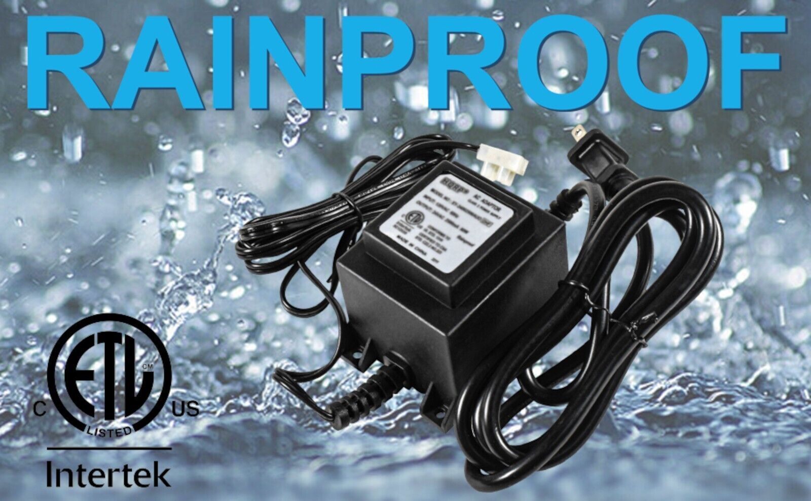 Rainproof Transformer Converter for Swimming Pool Light Water Pump Outdoor Light
