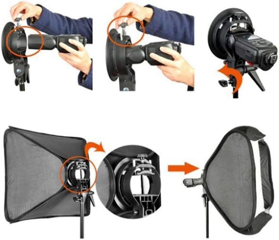 Reflective Silver 31'' Softbox with S-Type Bracket - Effortless Lighting Upgrade