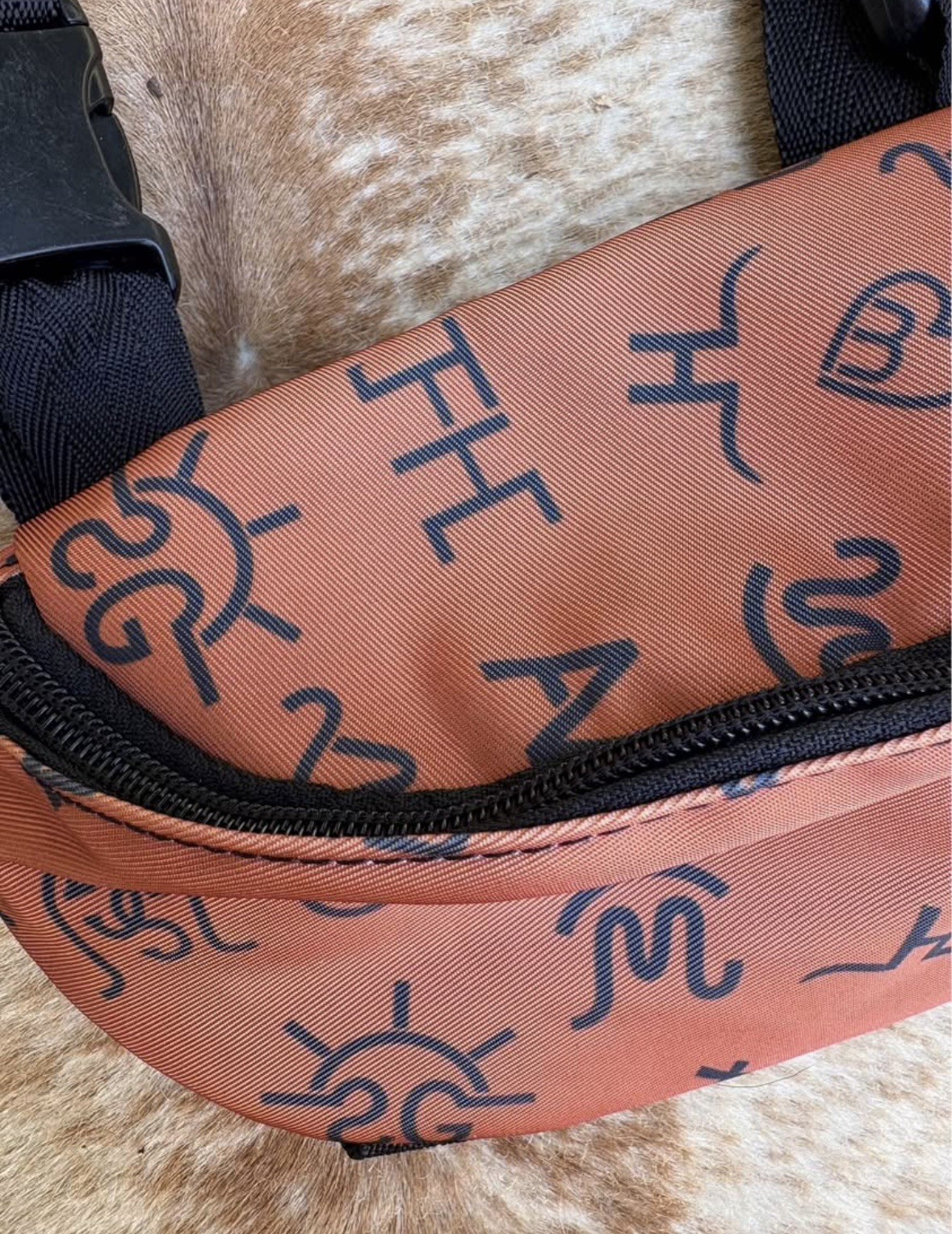 Western Ranch Brands Nylon Print Western Saddle Pouch Trail Riding Tack