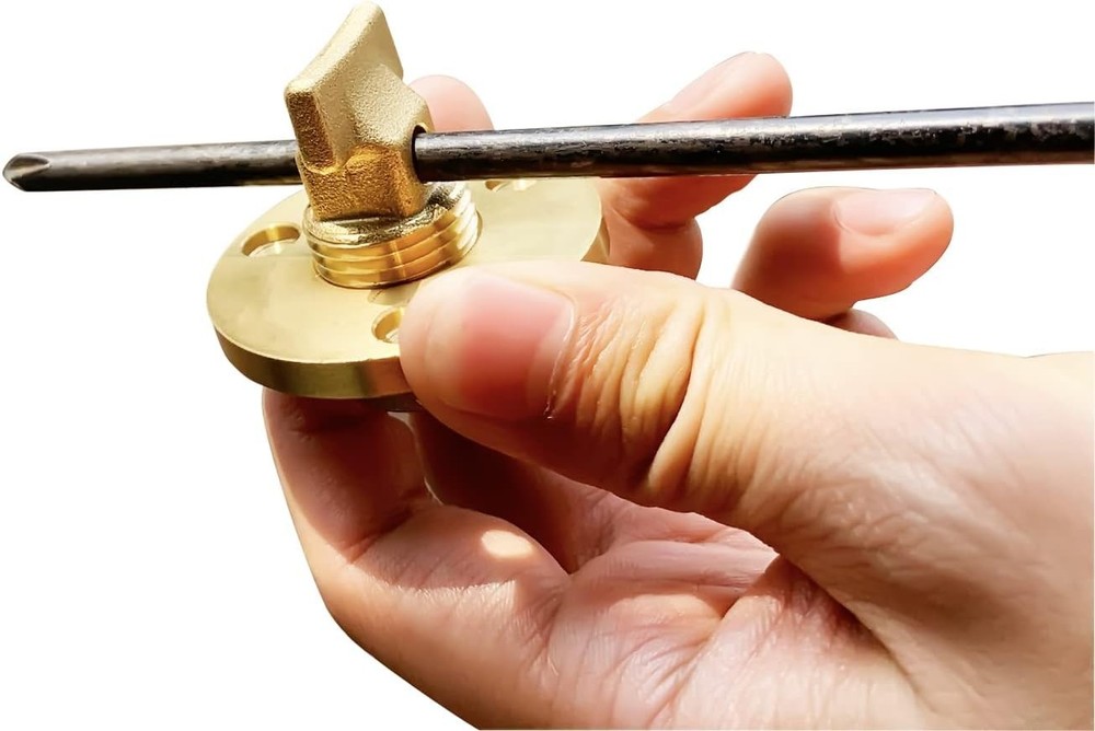 Solid Brass Boat Garboard Drain Plugs 1/2" NPT Thread For Boat Hulls