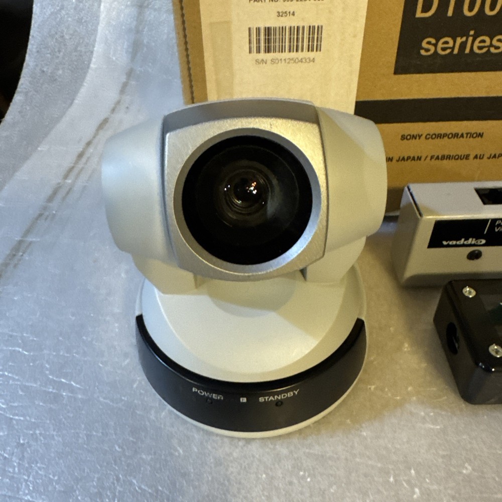 SONY EVI-D100C CAMERA, VADDIO EZCAMERA, REMOTE, QUICK CONNECT BOX￼