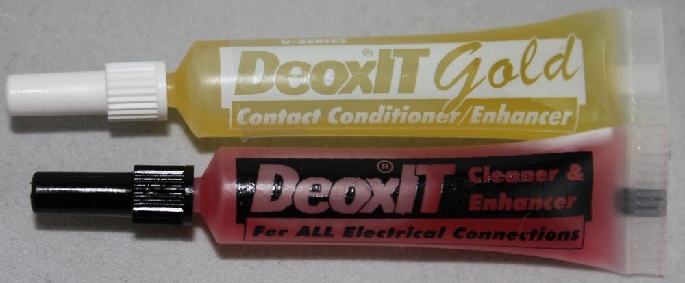 4 pack Combo - 2ml DeoxIT® D100L & GOLD G100L Squeeze Tubes, 100% solution,