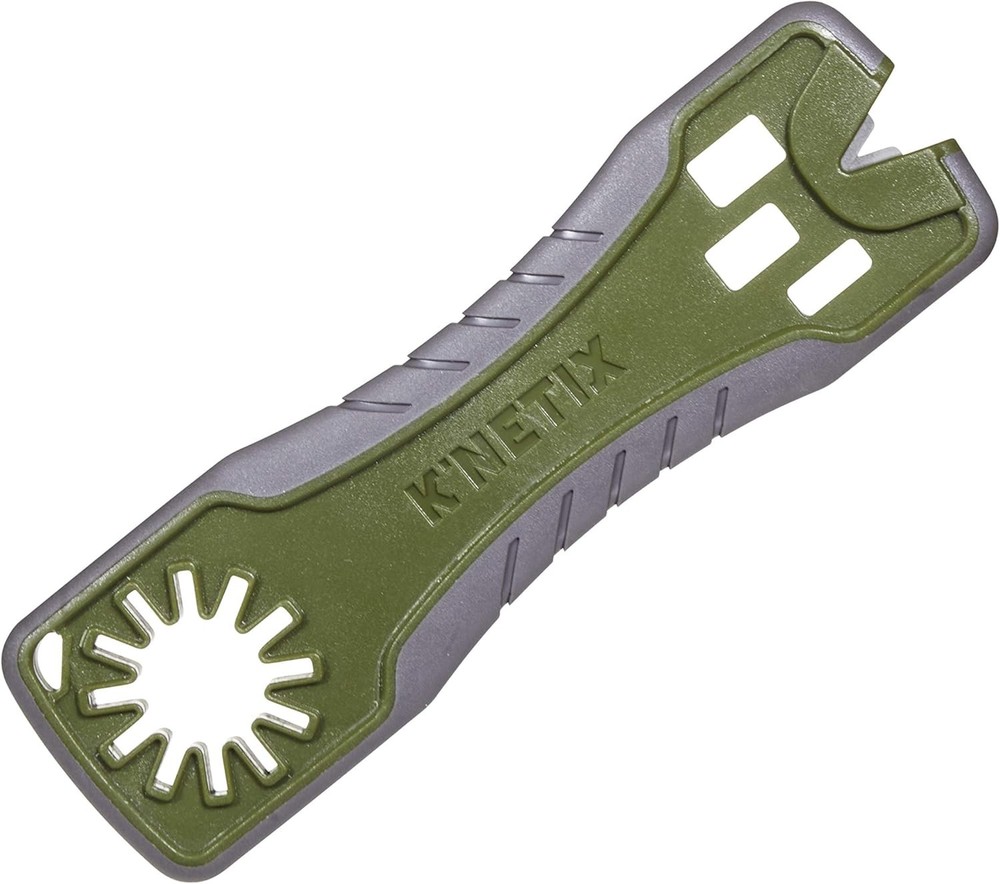 K’Netix MV² Broadhead Wrench & Sharpener, Gray & Olive