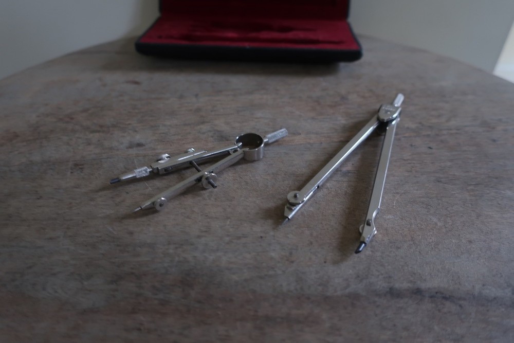 Vintage E. H. Ltd Technical Drawing Instruments x2 Boxed