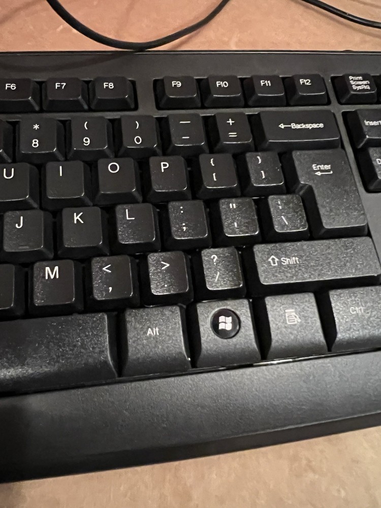 Black Genius Wired Keyboard- Imperfect