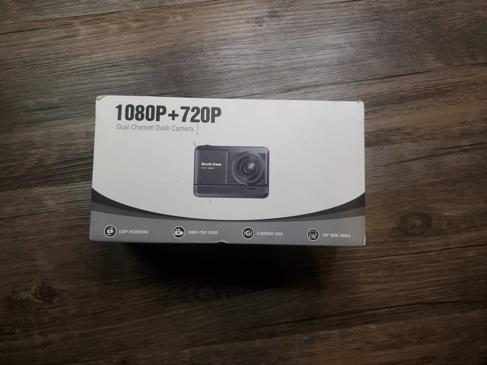 1080P+720 P Dash Camera Box Is Damage