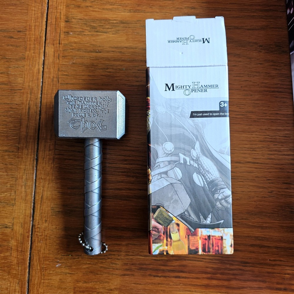 Mighty THOR'S hammer bottle opener 7" new