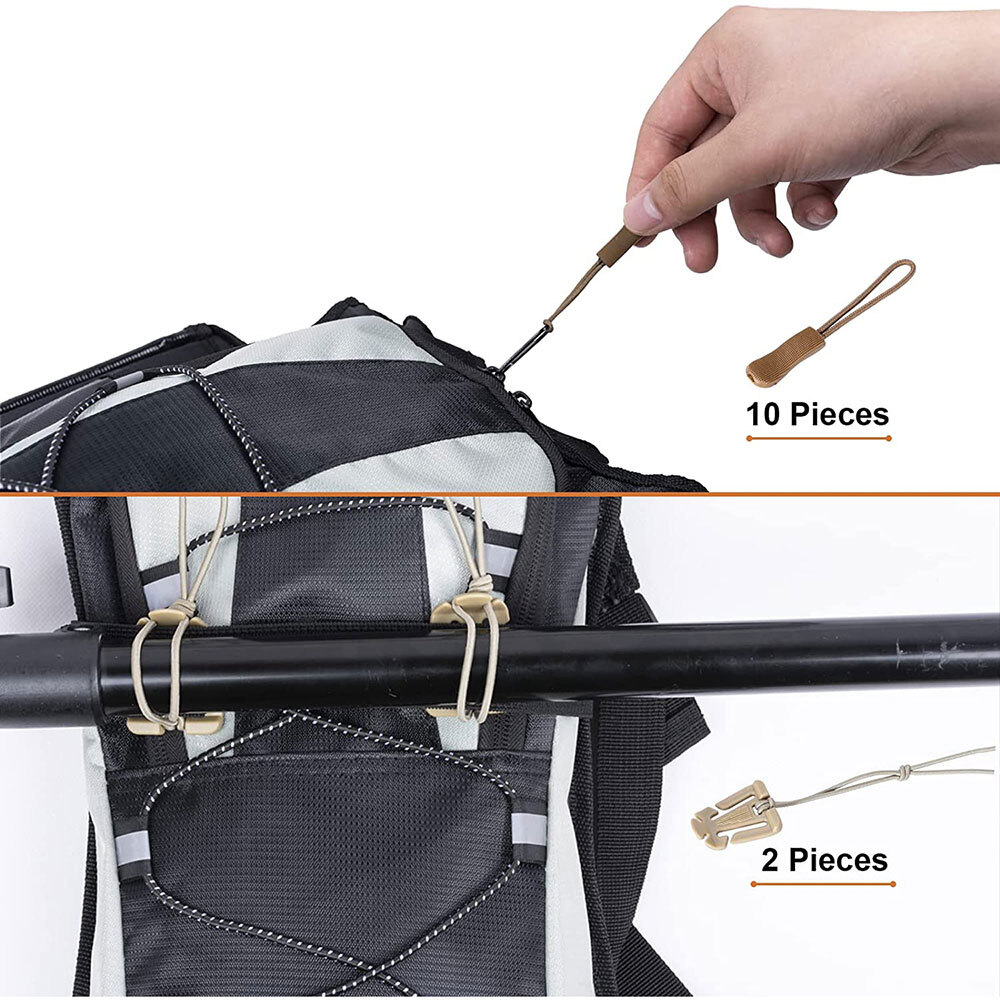 2PC Backpack Chest Strap Heavy Duty Adjustable Backpack Sternum Strap Chest belt