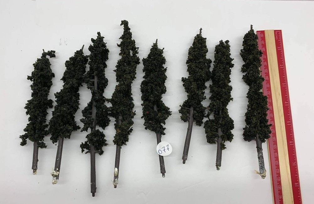 Trees Artificial Tree Lotto 8pcs Misc 6"-8" For Layout