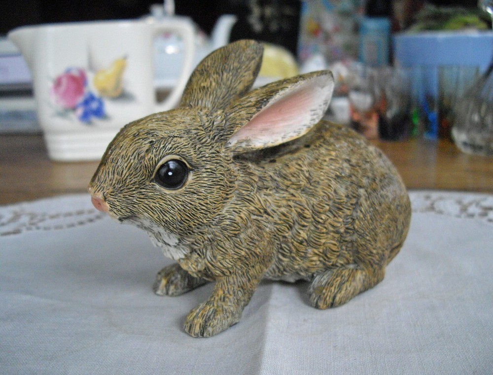 Bunny Rabbit Brown w/Pink Ears ~