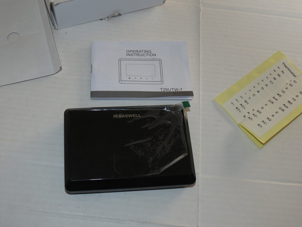 t4 SASWELL T29UTW-7 Touchscreen 7-Day Programmable ‎Replacement Control Head