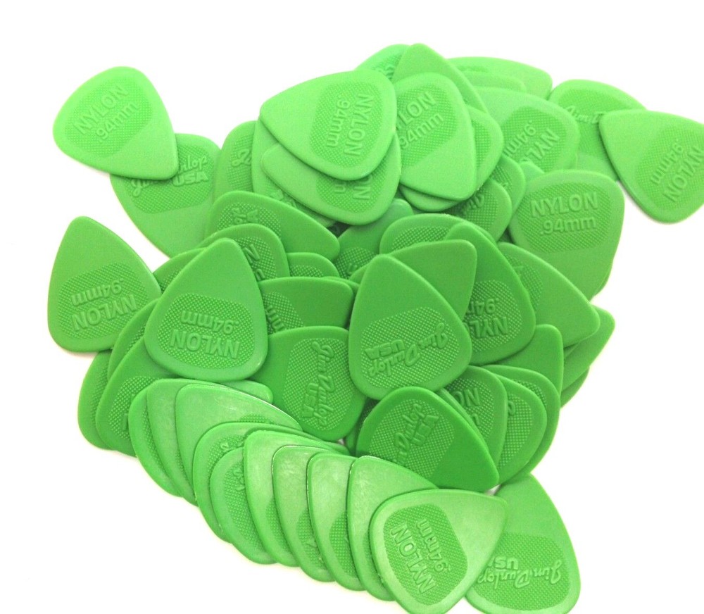 Dunlop Guitar Picks Nylon MIDI 72 Pack .94mm Green