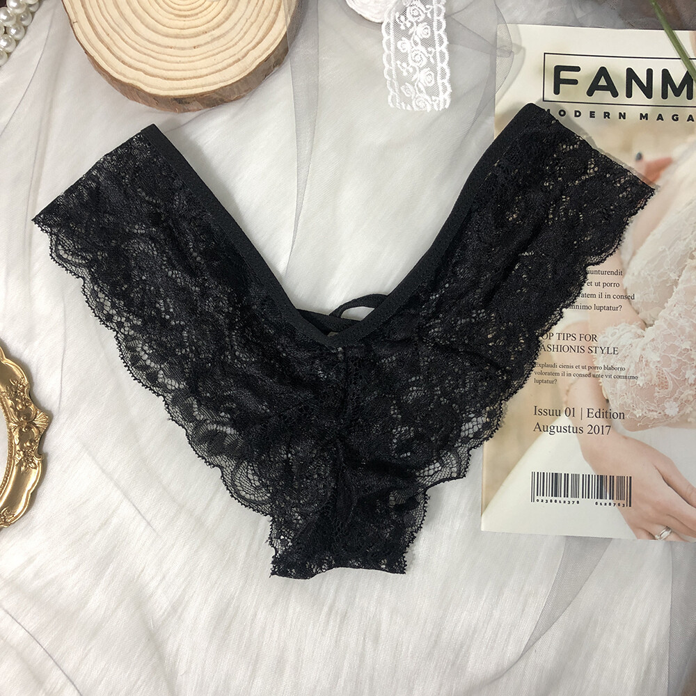 6 Packs Lot Womens French Lace Panties G string Thongs Brief Underwear Lingeries