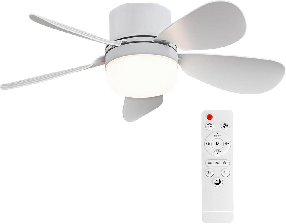Socket Breeze Socket Fan Light with Remote Control, Portable Small Ceiling Fans