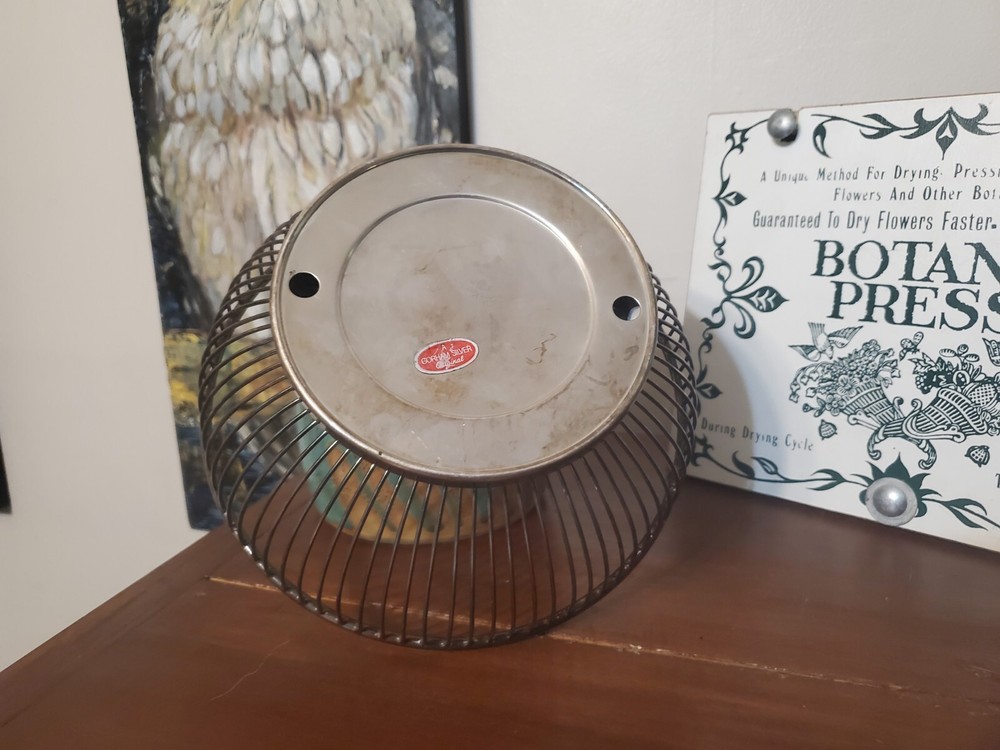 Vintage Gorham Silver Original Wire Bowl