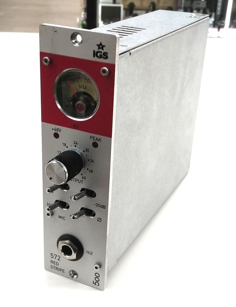 IGS Model 572 RED STRIPE Microphone Preamplifier Working JP