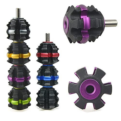 Archery Stackable Bow Stabilizer Ball Reduce Shock Absorber Balance Bar Purple