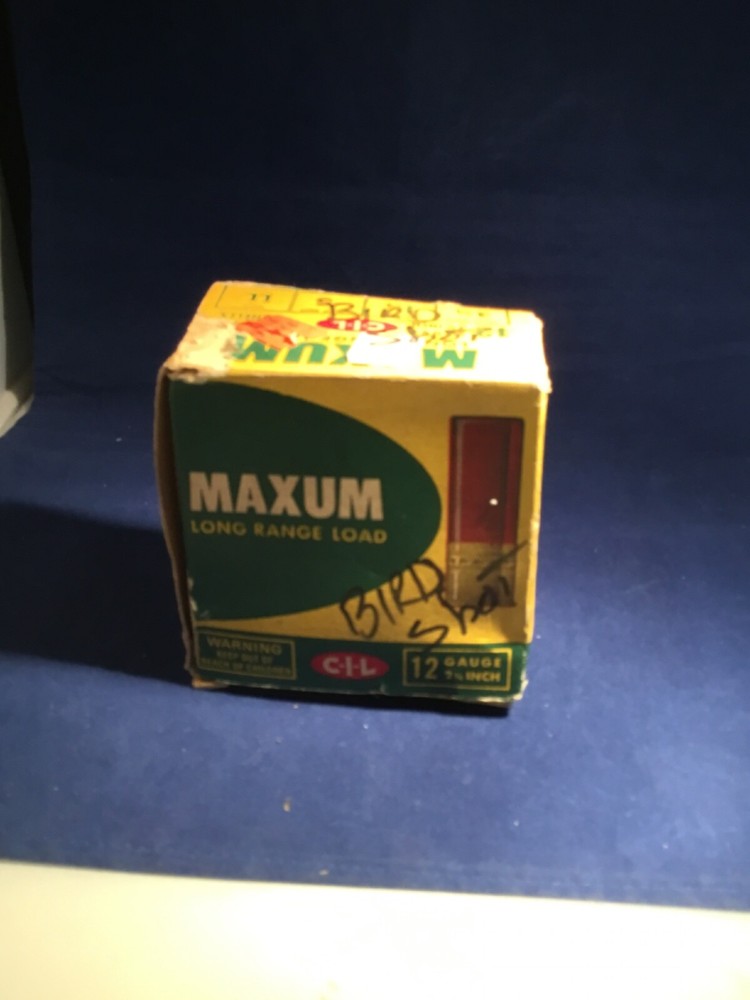 maxum 12 guage shot shell box