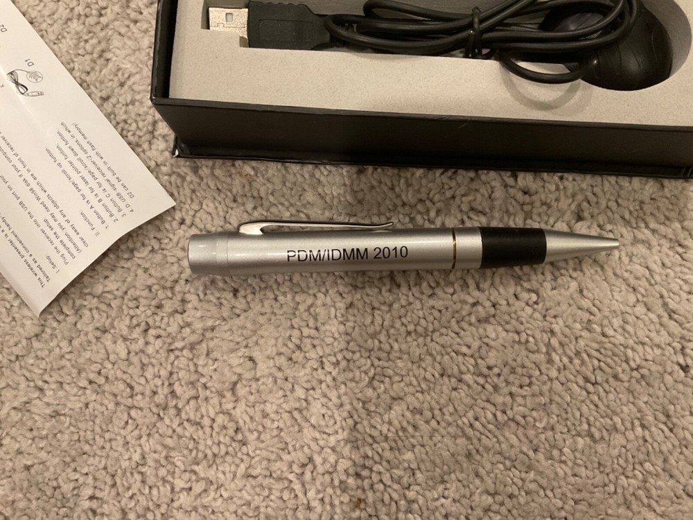 Laser Pointer and Pen PowerPoint Presentation Controller Grey Used