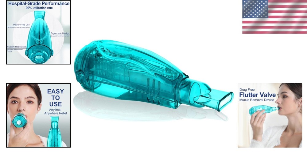 Lung Flutter Valve for Breathing Exercises