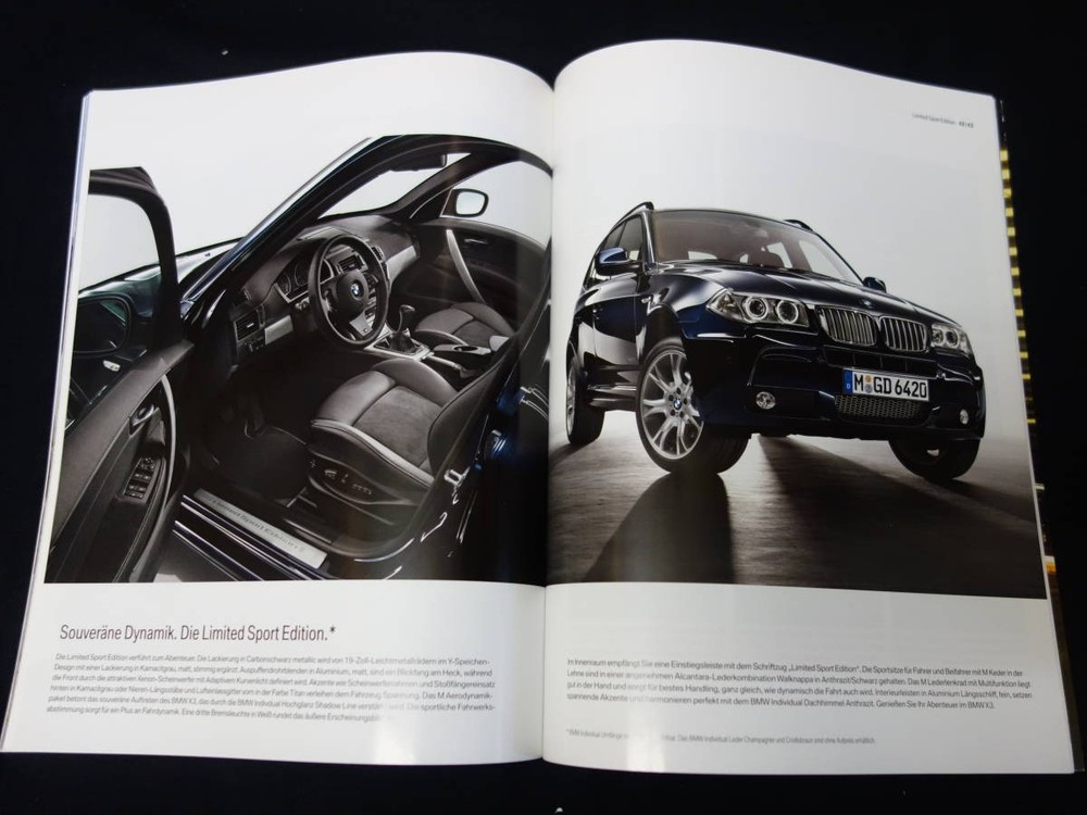 now BMW3 E83 late model catalog 2009